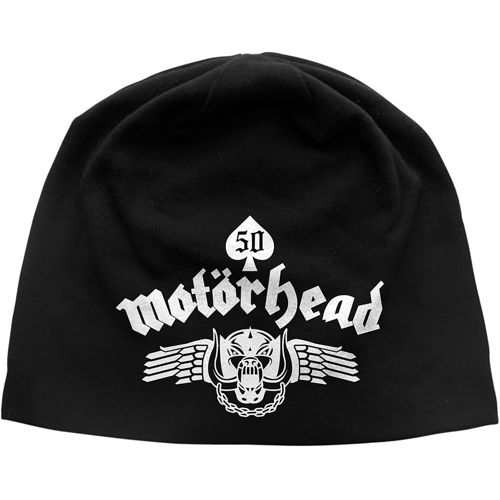 Motorhead - Skull Wing JD Print Beanie - Black